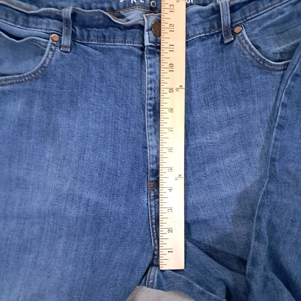 Wrangler Retro Jeans Men 39x35, Tag 38x36 Relaxed Bootcut Blue Denim Stretch